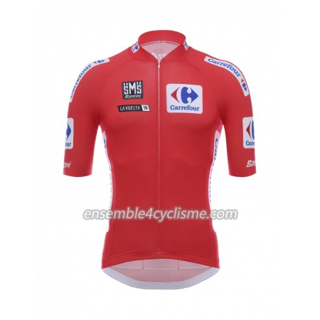 Maillot Cyclisme Rouge 2018 Tour d'Espagne